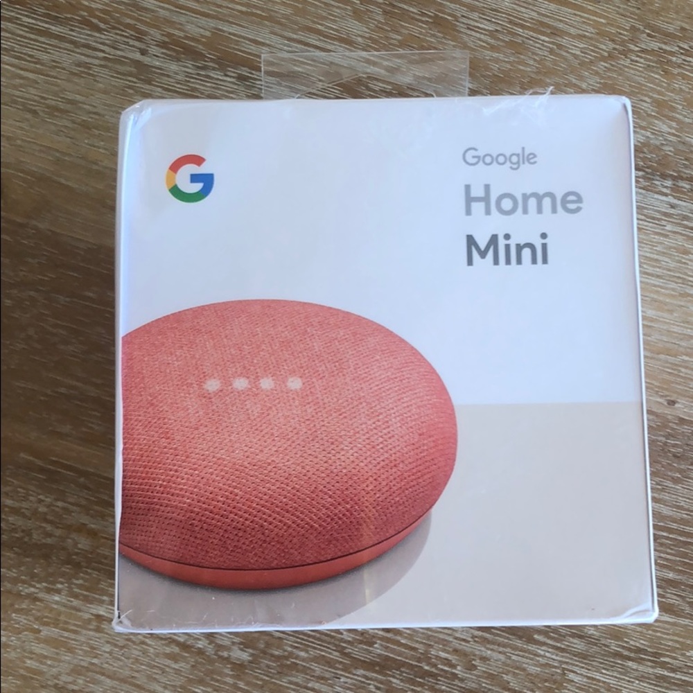 Google Home mini- coral, never opened